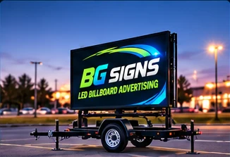 Illustrative BG Signs billboard concept for location 2