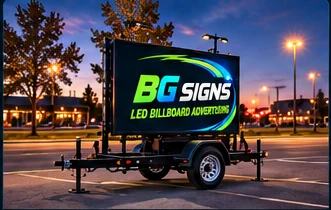 Illustrative BG Signs billboard concept for location 3